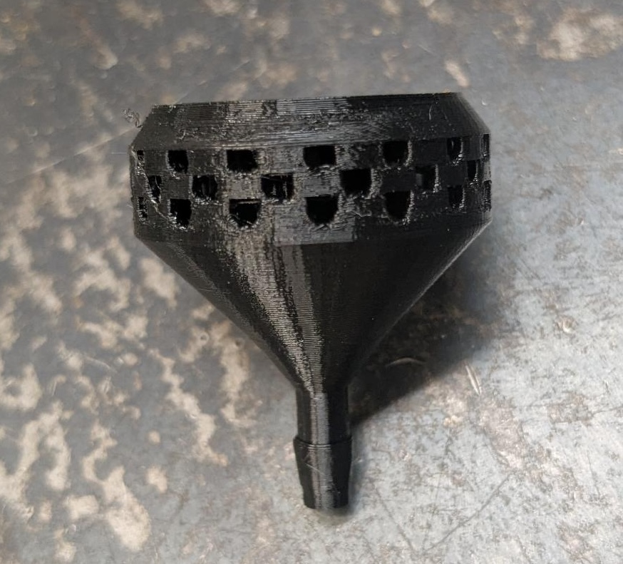 Printed hose diffuser.